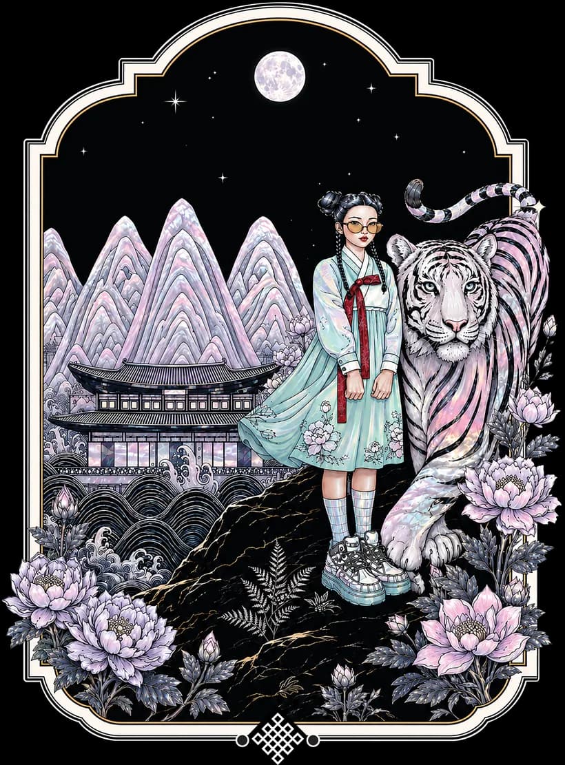 Moonlit Tiger artwork